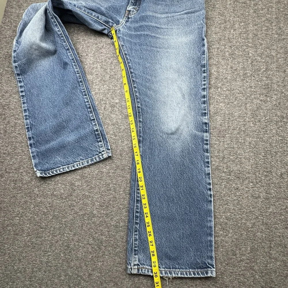Levi's 517 Boot Cut Jeans‎ Medium Wash Men's Sz 36x30 Cowboy Workwear Whiskered